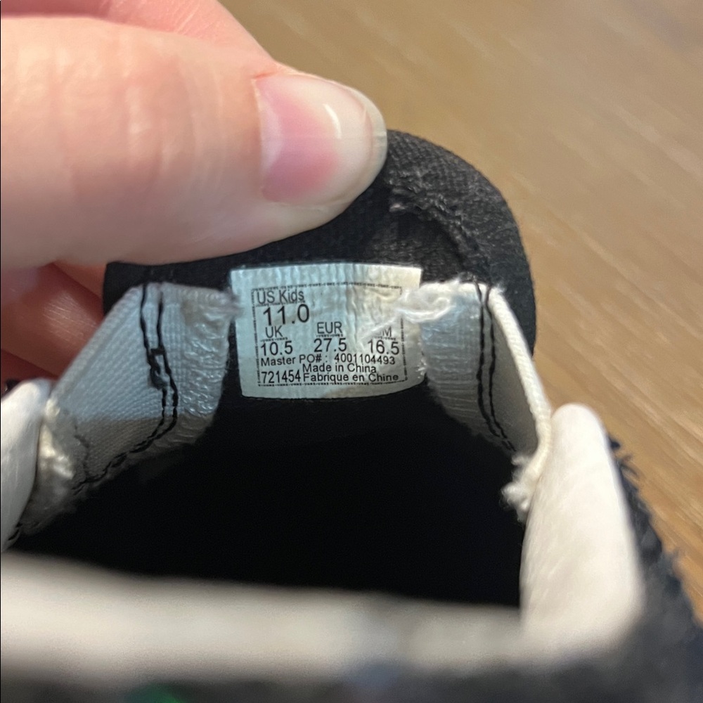 Vans Black Sequin Kids Slip-On Sneakers - Picture 3 of 6
